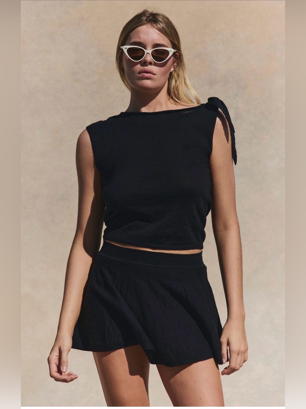 Free People Fran Sweater Skort Set